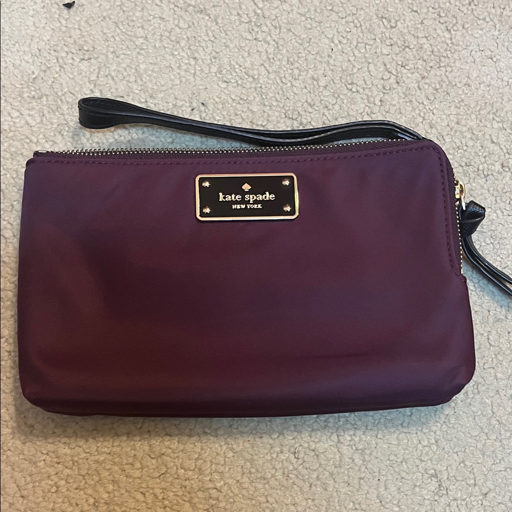 Kate Spade Deep Purple Wristlet Clutch